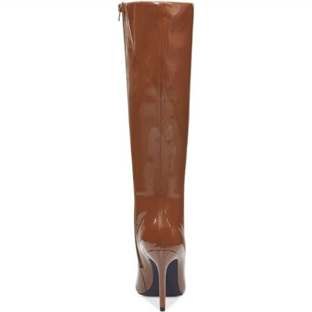 INC International Concepts Rajel Cognac Knee High Boots - Picture 3 of 6